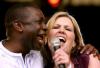 Youssou N-dour and British singer Dido